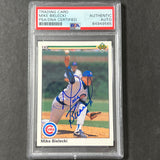 1989-90 UpperDeck #359 Mike Bielecki Signed Card PSA Slabbed Auto Cubs