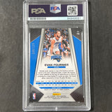 2017 Panini Prizm Cracked Ice Red #76 Evan Fournier Signed Card AUTO PSA Slabbed Magic