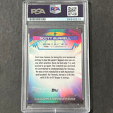 2021 Topps Finest #49 Scott Burrell Signed Card AUTO PSA Slabbed Raptors