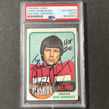 1975 Topps #330 Chris Hanburger Signed Card AUTO PSA slabbed Washington Football Team