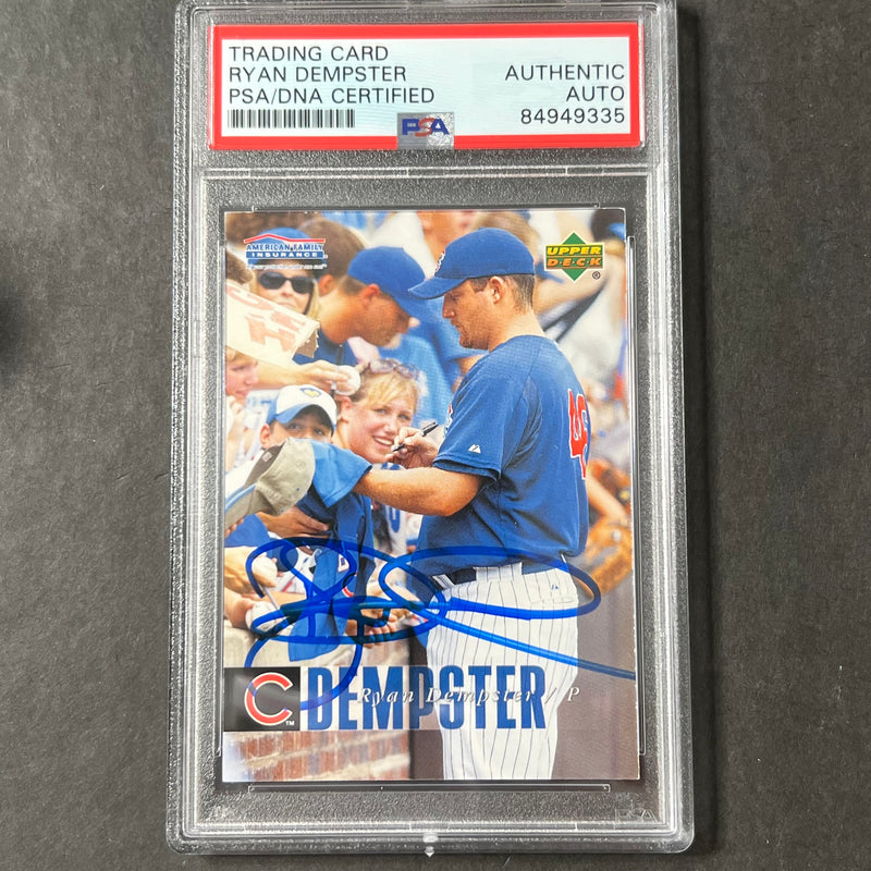 2005 Upper Deck #9 Mark Prior Signed Card PSA Slabbed Auto Cubs