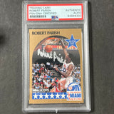 1990 NBA Hoops All-Star Weekend #8 Robert Parish Auto 10 Signed Card PSA/DNA Encapsulated Boston Celtics