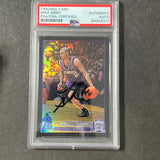 2003-04 Topps Chrome #10 Mike Bibby Signed Card AUTO PSA Slabbed Kings