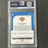 2019-20 Panini Hoops Premium Stock #123 Kevin Knox Signed Card Colored Pattern AUTO PSA Slabbed RC Knicks