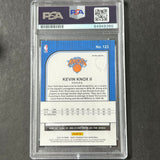 2019-20 Panini Hoops Premium Stock #123 Kevin Knox Signed Card Purple AUTO PSA Slabbed RC Knicks