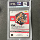 2020-21 Panini Mosaic #82 Nicolas Batum Signed Card AUTO PSA Slabbed Clippers