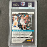 2018-19 Panini Prizm #20 Nicolas Batum Signed Card AUTO PSA Slabbed Hornets