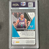 2019-20 Panini Mosaic #102 Nicolas Batum Signed Card AUTO PSA Slabbed Hornets