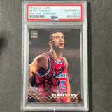 1993-94 Topps Stadium Club #280 Kenny Walker Signed Card AUTO PSA Slabbed Bullets