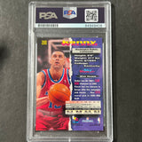 1993-94 Topps Stadium Club #280 Kenny Walker Signed Card AUTO PSA Slabbed Bullets