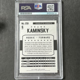 2015-16 NBA Hoops #281 Frank Kaminsky Signed Card AUTO PSA Slabbed RC Hornets