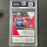 2019-20 Panini Mosaic #246 Terance Mann Signed Card AUTO PSA Slabbed Clippers