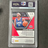 2019-20 Panini Mosaic #246 Terance Mann Signed Card AUTO PSA Slabbed Clippers