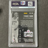 2019-20 Panini Illusions #168 Terance Mann Signed Card AUTO PSA Slabbed Clippers