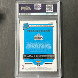 2019-20 Panini Donruss Optic #165 Terance Mann Signed Card AUTO PSA Slabbed Clippers