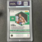 2020-21 Panini Mosaic #279 Aaron Nesmith Signed Card AUTO PSA Slabbed RC Celtics