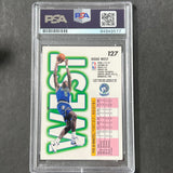 1993-94 Fleer #127 Doug West Signed Card AUTO PSA Slabbed Minnesota Timberwolves