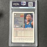 1997-98 Topps #162 Doug West Signed Card AUTO PSA Slabbed Minnesota Timberwolves