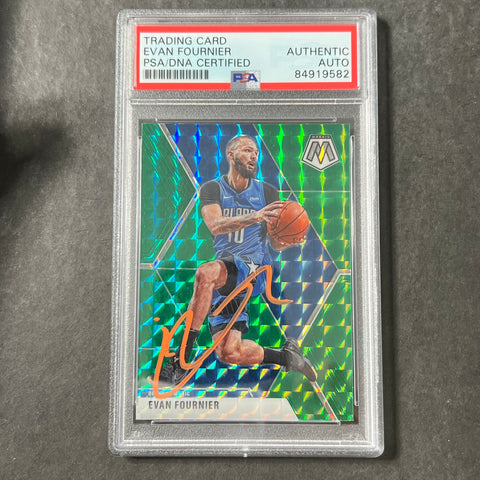 2019-20 Panini Mosaic #2 EVAN FOURNIER Signed Card AUTO PSA Slabbed Magic