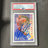 1992-93 Upper Deck #353 B. J. Armstrong Signed Card AUTO PSA Slabbed Bulls