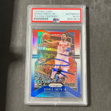 2019-20 Panini Prizm #179 Dennis Smith Jr. Signed Card AUTO PSA Slabbed Knicks