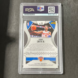 2019-20 Panini Prizm #179 Dennis Smith Jr. Signed Card AUTO PSA Slabbed Knicks