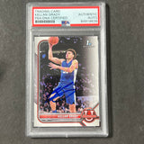 2021-22 Bowman U #48 Kellan Grady Signed Card AUTO PSA/DNA Slabbed Kentucky