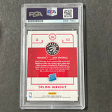 2015-16 Panini Donruss #245 Delon Wright Signed Card AUTO PSA Slabbed RC Raptors