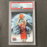 2000 Topps Team WNBA #87 Katie Smith Signed Card AUTO PSA Slabbed USA