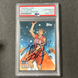 2000 Topps Team WNBA #15 Katie Smith Signed Card AUTO PSA Slabbed USA