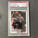 1993-94 Fleer #118 Blue Edwards Signed Card AUTO PSA Slabbed Bucks