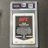 2022 Panini Donruss #80 Yan Xiaonan Signed Card AUTO PSA Slabbed UFC