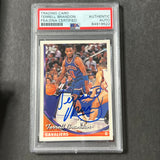 1993-94 Topps #183 Terrell Brandon Signed Card AUTO PSA/DNA Slabbed Cavaliers