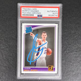 2018-19 Panini Donruss Rated Rookie #197 Moritz Wagner Signed Card AUTO PSA/DNA Slabbed RC Lakers