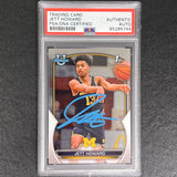 2023-24 Bowman Basketball #39 Jett Howard Signed Card AUTO PSA/DNA Slabbed Michigan