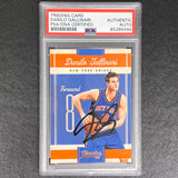 2010-2011 Panini Classics #57 Danilo Gallinari Signed Card AUTO PSA/DNA Slabbed Knicks