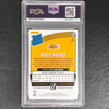 2018-19 Panini Donruss Rated Rookie #197 Moritz Wagner Signed Card AUTO PSA/DNA Slabbed RC Lakers