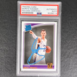 2018-19 Panini Donruss Rated Rookie #197 Moritz Wagner Signed Card AUTO PSA/DNA Slabbed RC Lakers