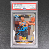 2023-24 Topps Bowman Basketball #39 Jett Howard Signed Card AUTO PSA/DNA Slabbed Michigan