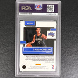 2022-23 Panini Donruss Optic Rated Rookie #229 Caleb Houstan Signed Card AUTO 10 PSA Slabbed RC Magic