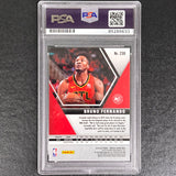 2019-20 Panini Mosaic #230 Bruno Fernando Signed Card AUTO PSA Slabbed RC Hawks