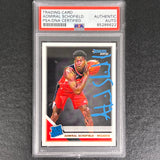 2019-20 Panini Donruss Rated Rookie #239 Admiral Schofield Signed Card AUTO PSA Slabbed Wizards