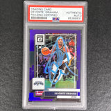 2022-23 Panini Donruss Optic #194 Devonte' Graham Signed Card AUTO PSA/DNA Slabbed Spurs