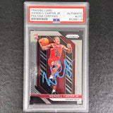 2018-19 Panini Prizm #80 Wendell Carter Jr Signed Card PSA/DNA AUTO Bulls