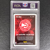 2019-20 Panini Chronicles Recon #293 De'Andre Hunter Signed Card AUTO PSA/DNA Slabbed RC Hawks