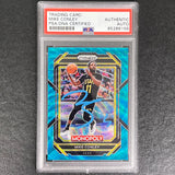 2022-23 Panini Prizm #87 Mike Conley signed card AUTO PSA/DNA Slabbed Jazz