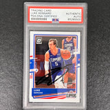 2020-21 Panini Donruss Optic #65 Luke Kennard Signed Card AUTO PSA Slabbed Clippers