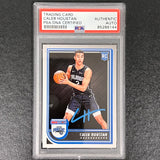 2022-23 Panini Hoops #260 Caleb Houstan Signed Card AUTO PSA Slabbed RC Magic