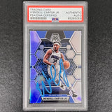 2022-23 Panini Mosaic #174 Wendell Carter Jr Signed Card PSA/DNA AUTO Slabbed Magic