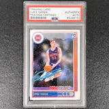 2021-22 Panini Hoops #250 Luka Garza Signed Card AUTO PSA Slabbed Pistons